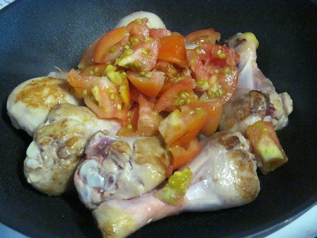 recette Pillons de poulet. champignons. sauce curcuma.