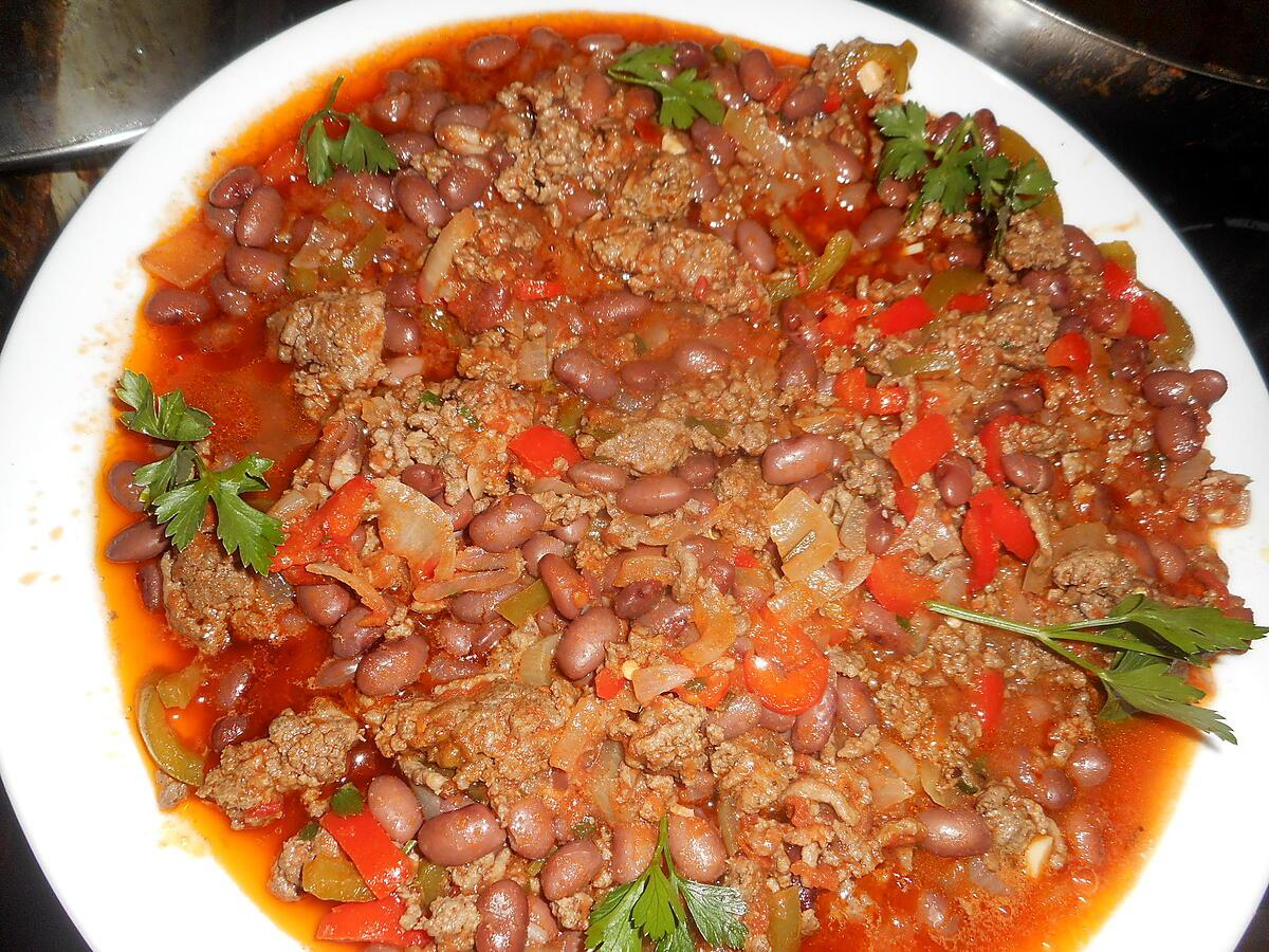 recette Chili con carné