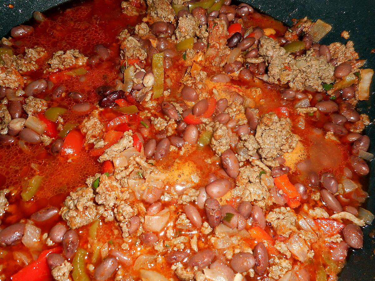 recette Chili con carné