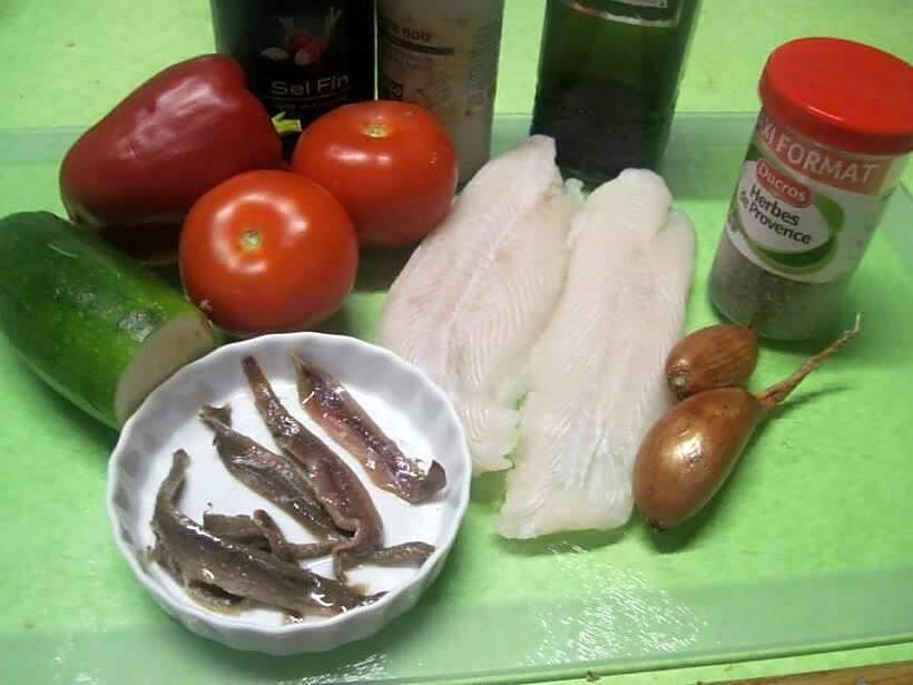 recette filets de pangas aux légumes de midi.