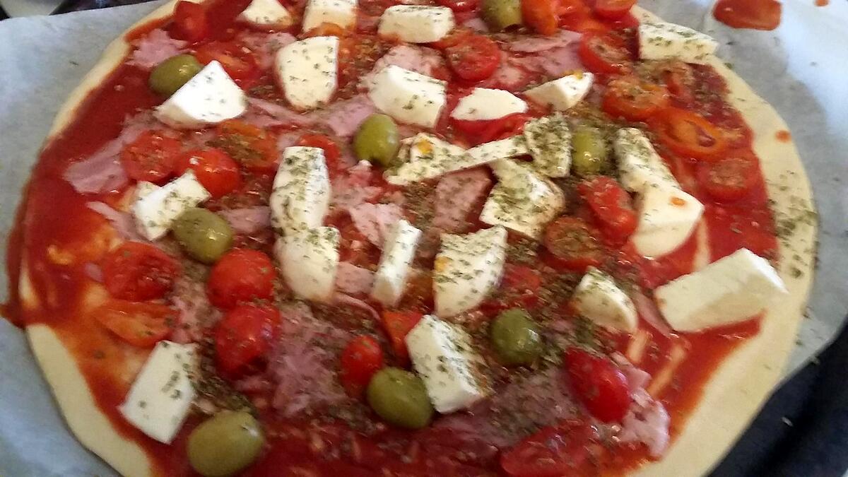 recette Pizza aux tomates cerise