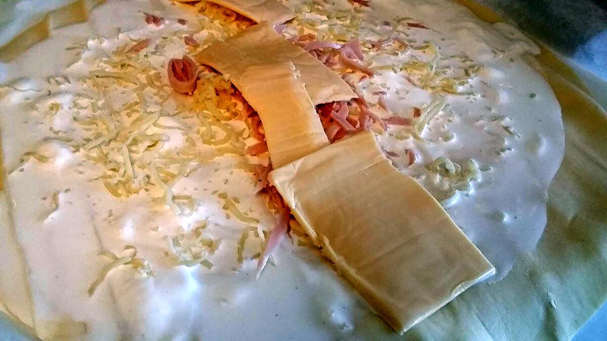 recette Roulé feuilleté jambon fromage