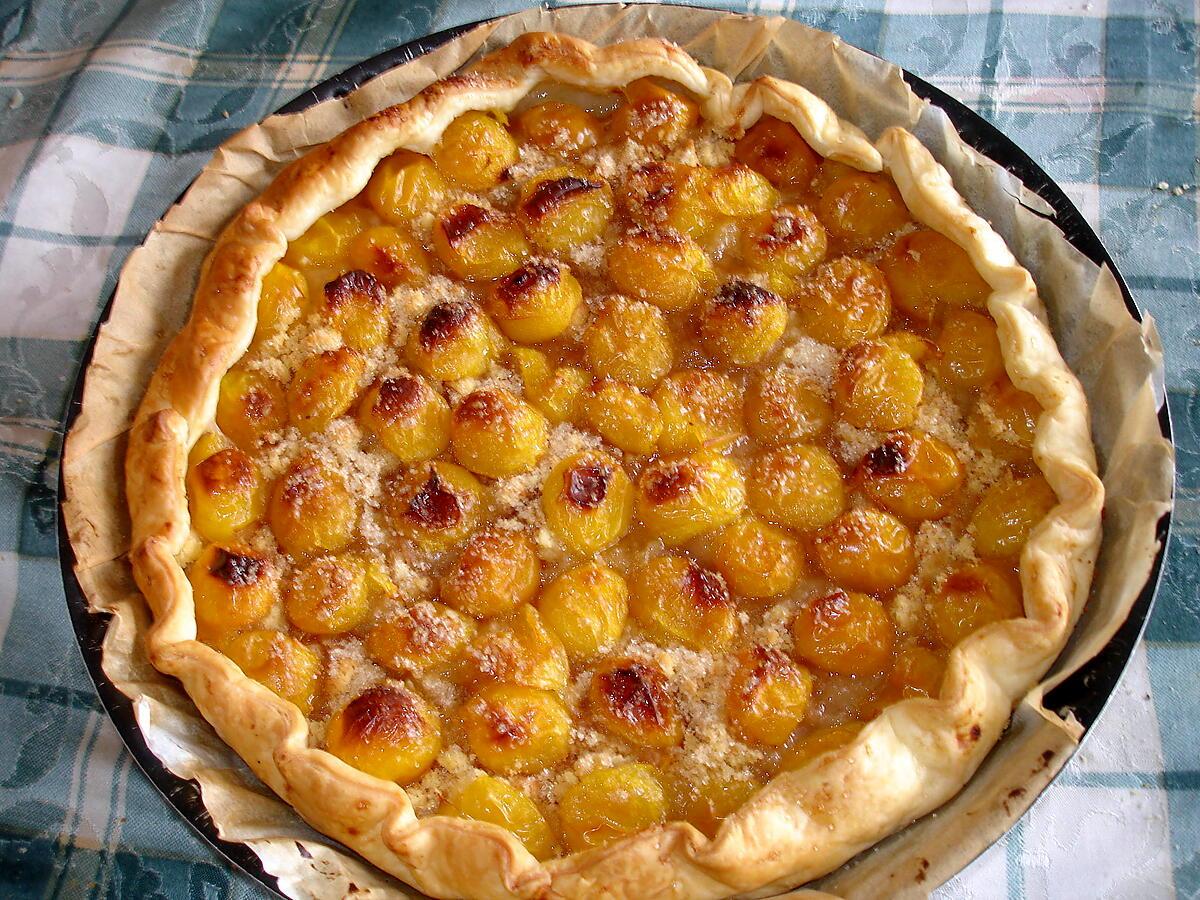 recette tarte aux mirabelles