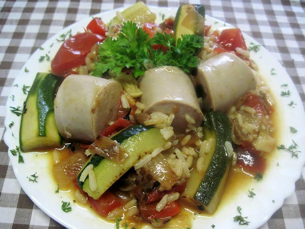 recette Boudin blanc aux légumes d'été.