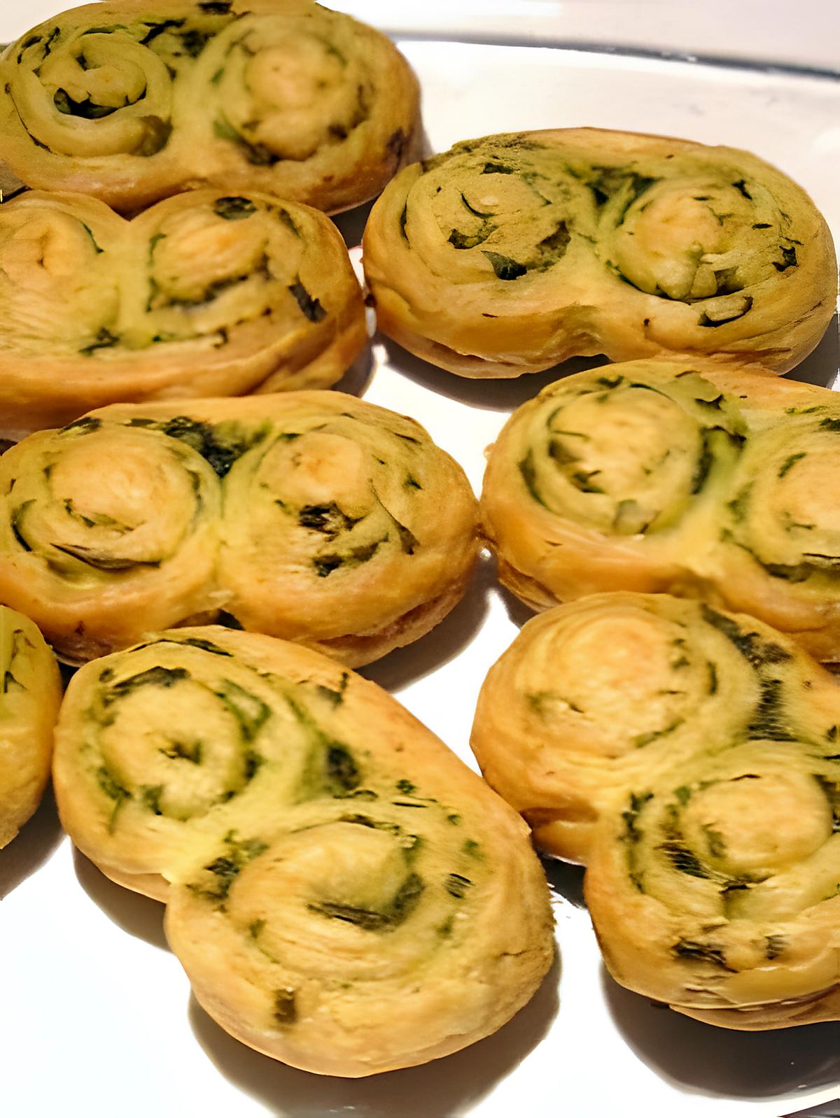 recette Palmiers aux herbes