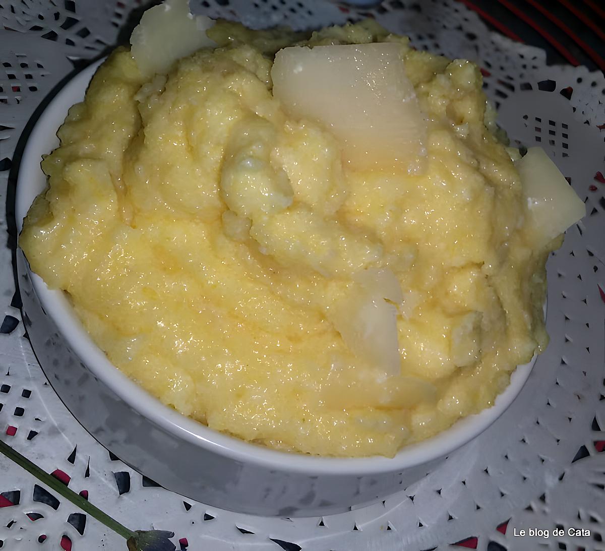 recette Polenta crémeuse au parmesan