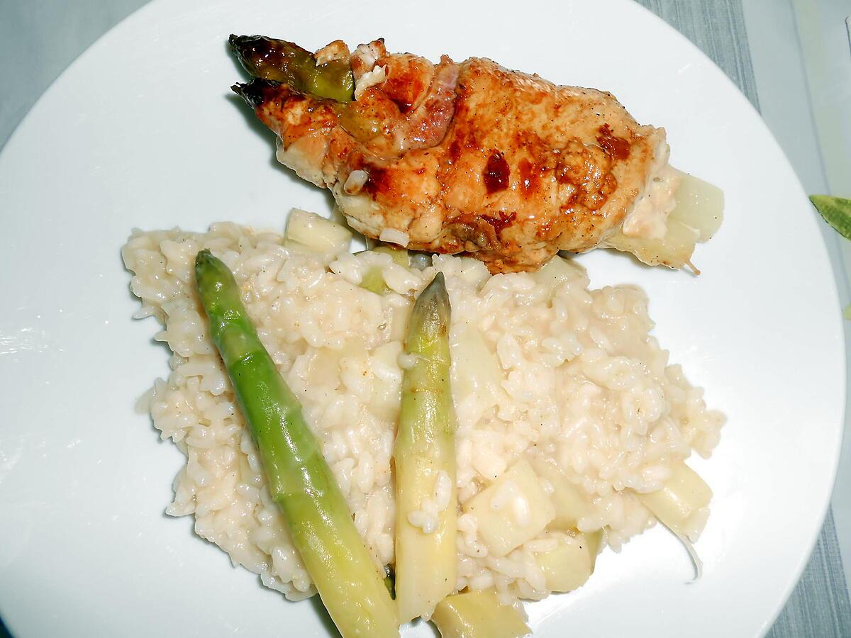 recette RISOTTO AUX ASPERGES FRAICHES