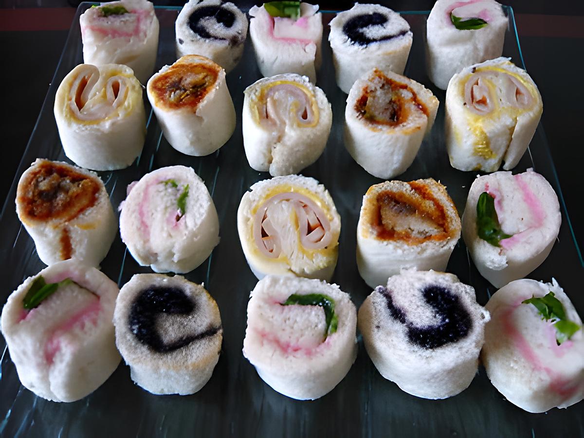recette Roulés apertif façon sushi