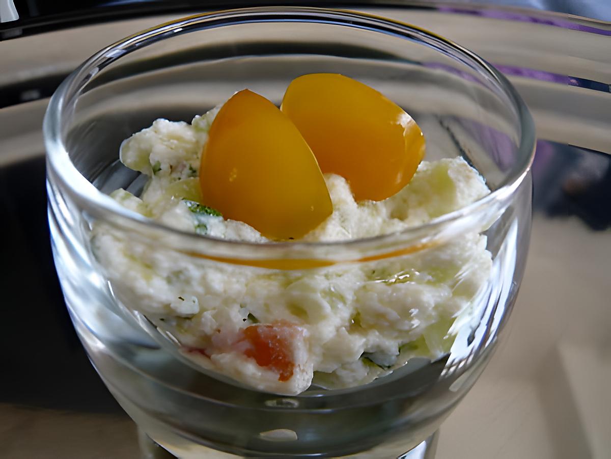 recette Verrine fraicheur de ricotta