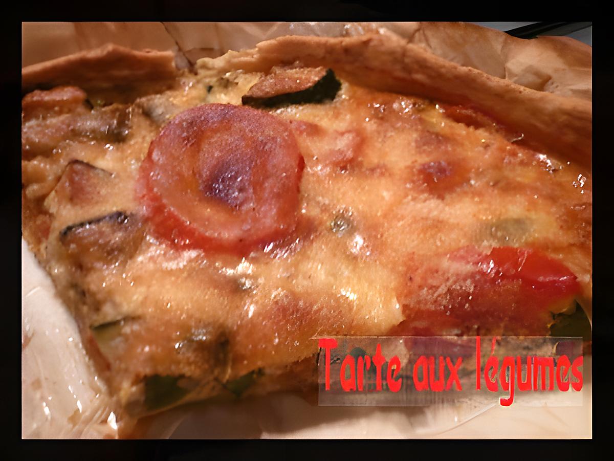 recette Tarte aux légumes