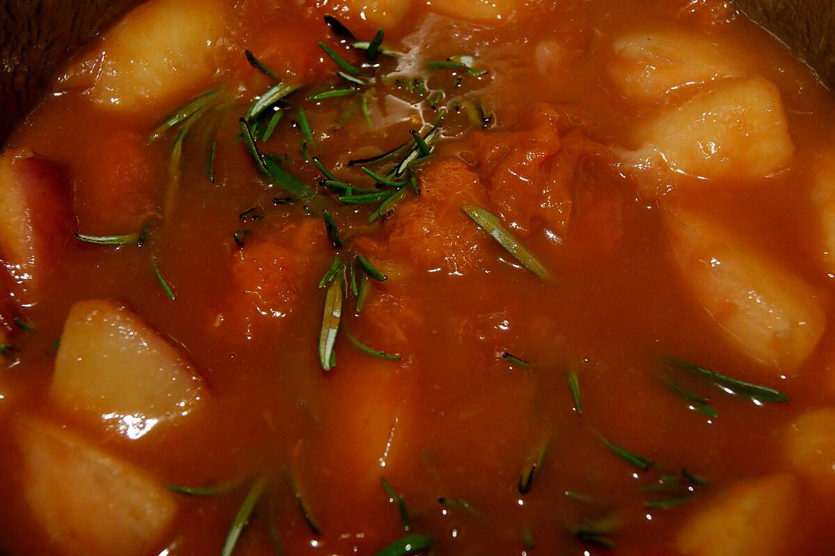 recette Compotée abricots et nectarines au Caramel et Romarin