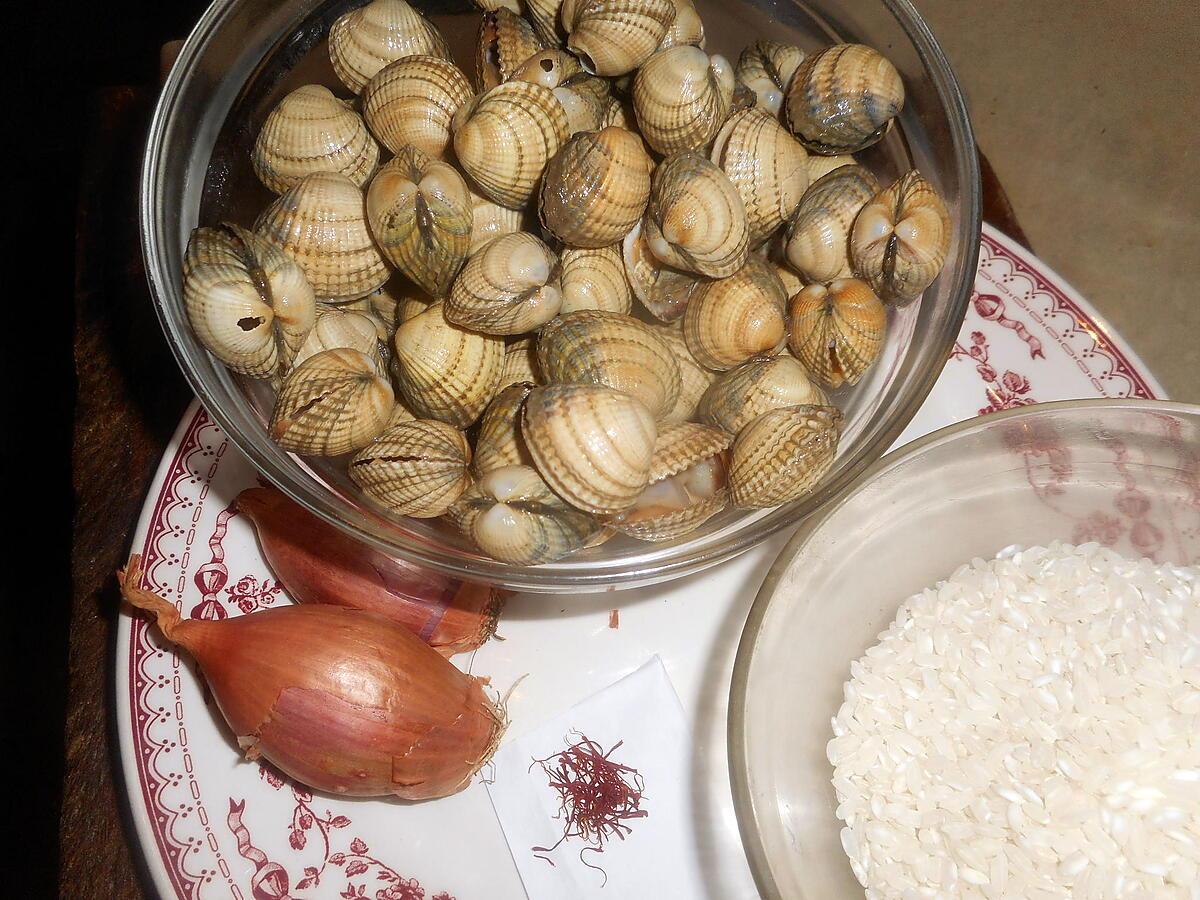 recette Risotto aux coques