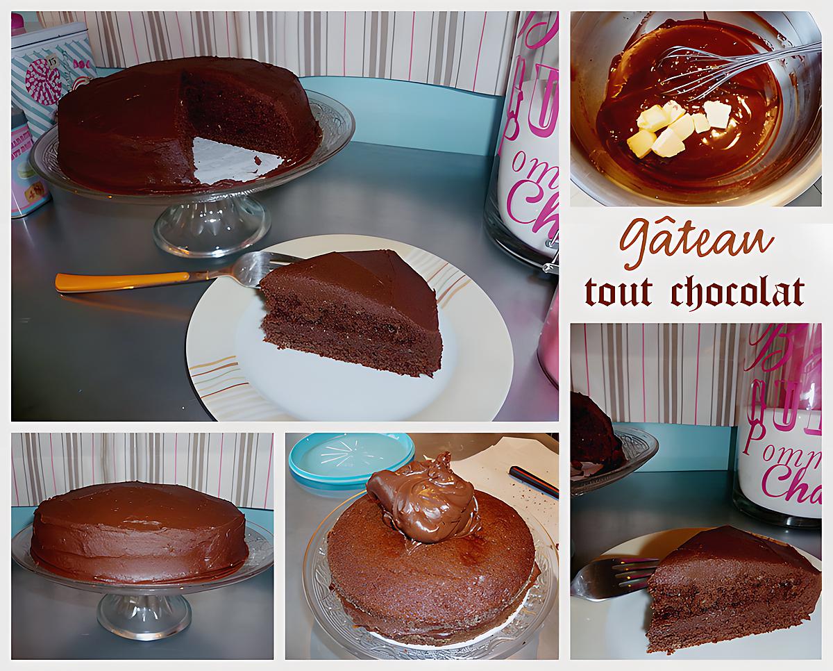 recette Gâteau tout chocolat