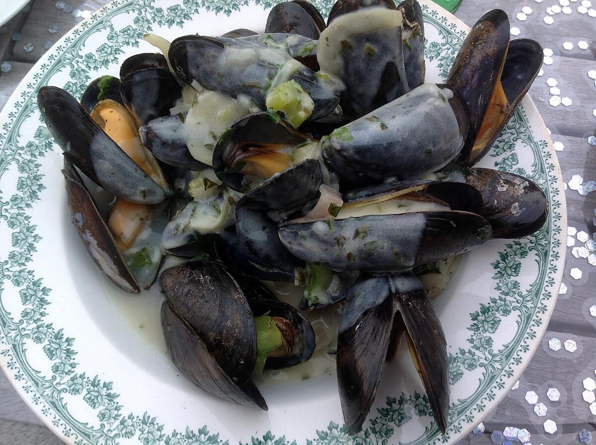 recette Moules à l'estragon