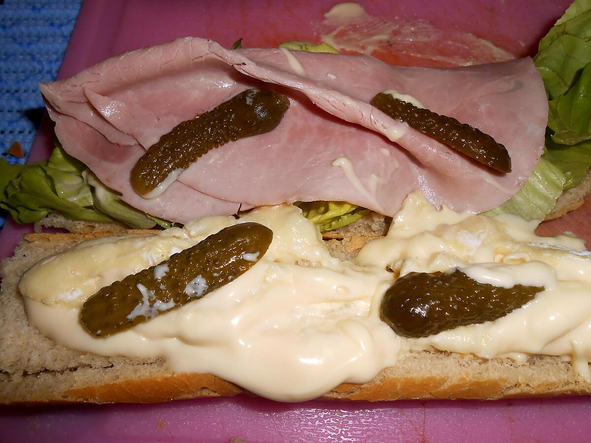 recette CE SOIR ENVIE DE SANDWICH