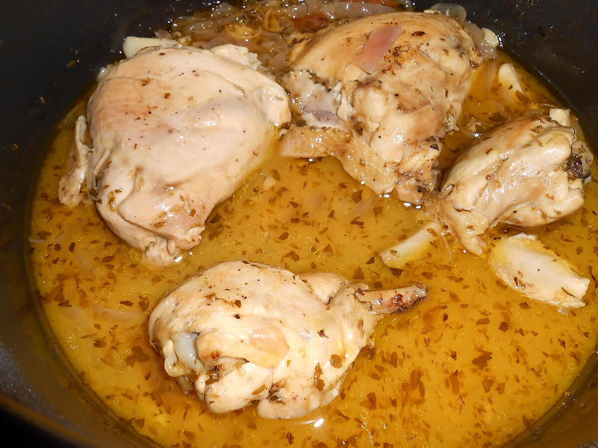 recette POULET AU CITRON ET ORIGAN SAUVAGE