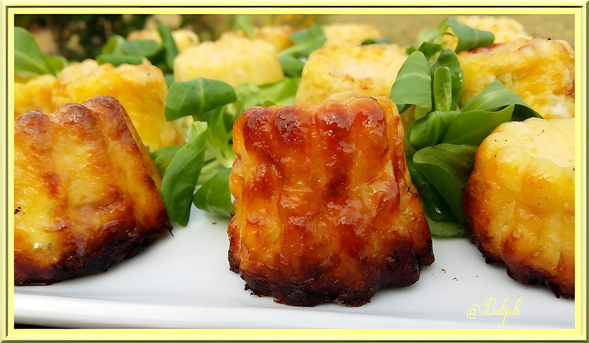 recette Cannelés Bacon, Comté, courgettes