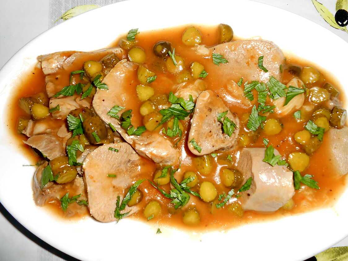 Recette de LANGUE DE VEAU SAUCE MADERE par italmo