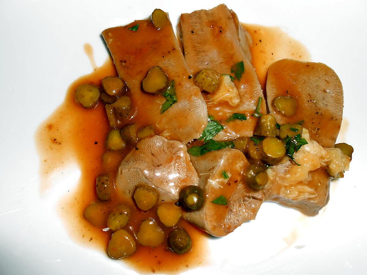 recette LANGUE DE VEAU SAUCE MADERE