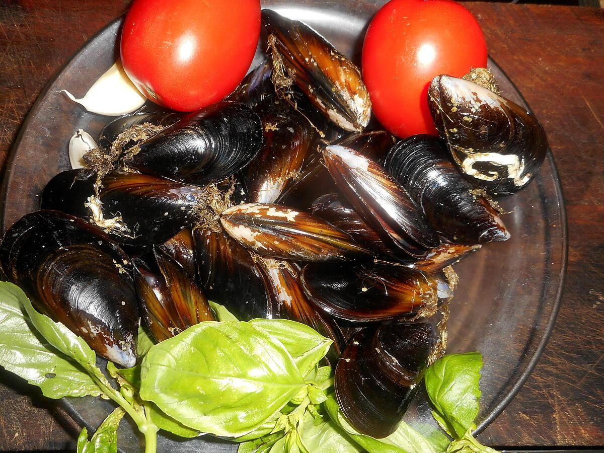 recette Moules de bouzigues à la provençale