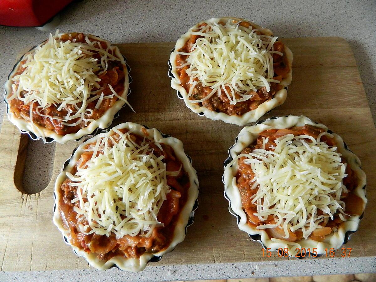 recette Tartelettes viandes hachée poireaux