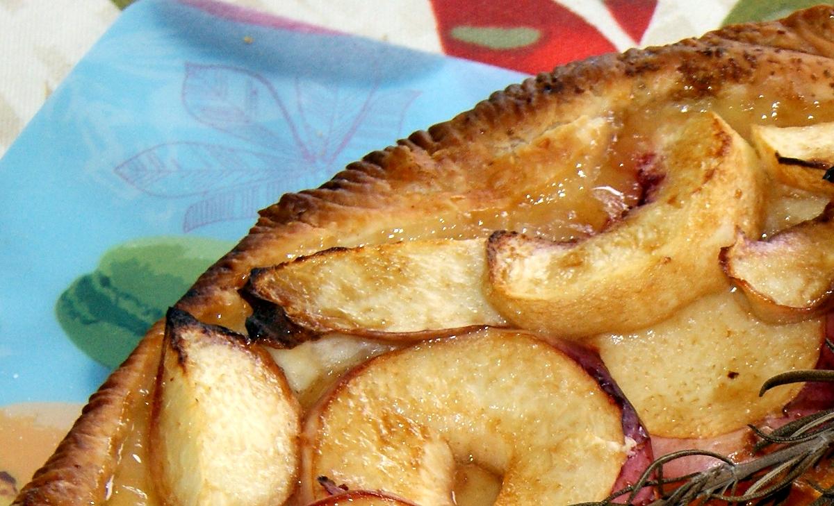 recette Tarte fine aux nectarines et aux abricots façon ch'ti