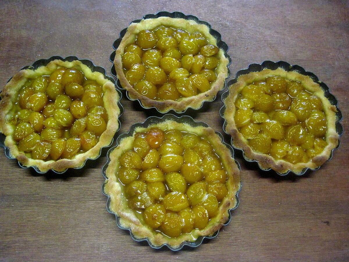 recette tartelettes aux mirabelles.