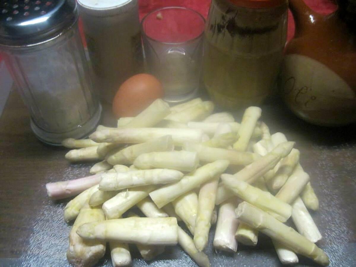 recette Asperges à la sauce mousseline froide.