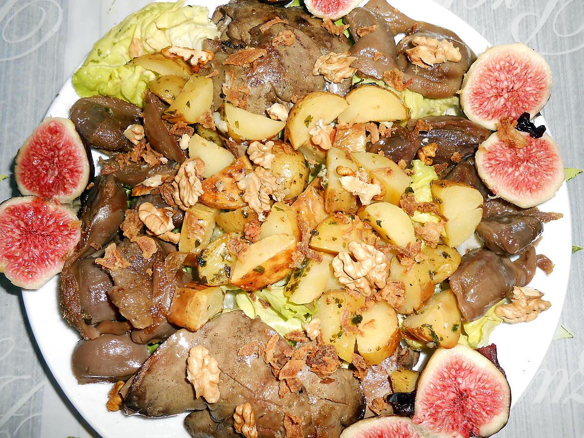 recette UNE PETITE SALADE (CLIN D'OEIL A OH LA GOURMANDE)