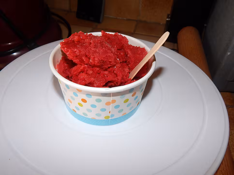 recette Glace à la framboise
