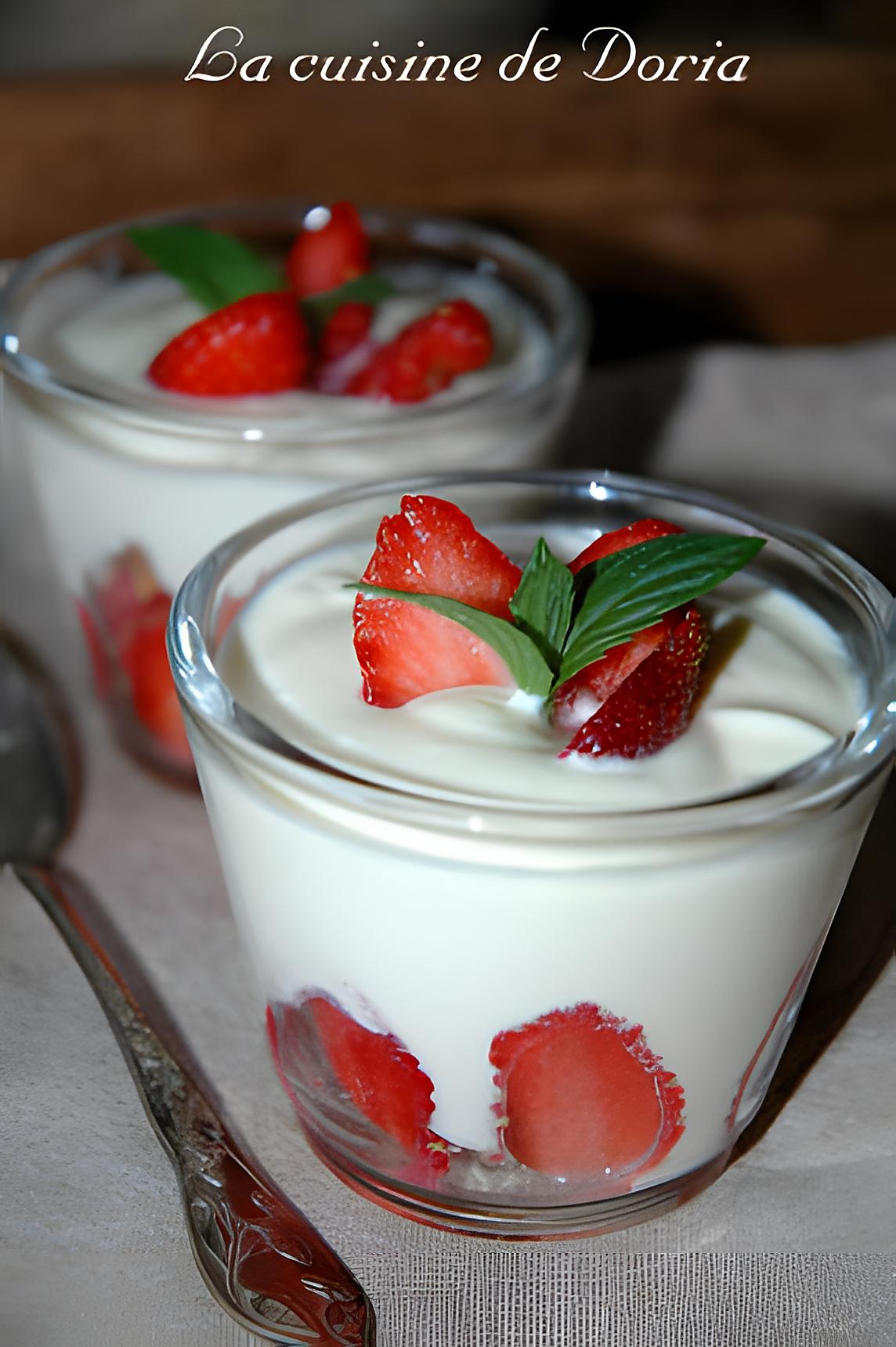 recette Trifles à la fraise