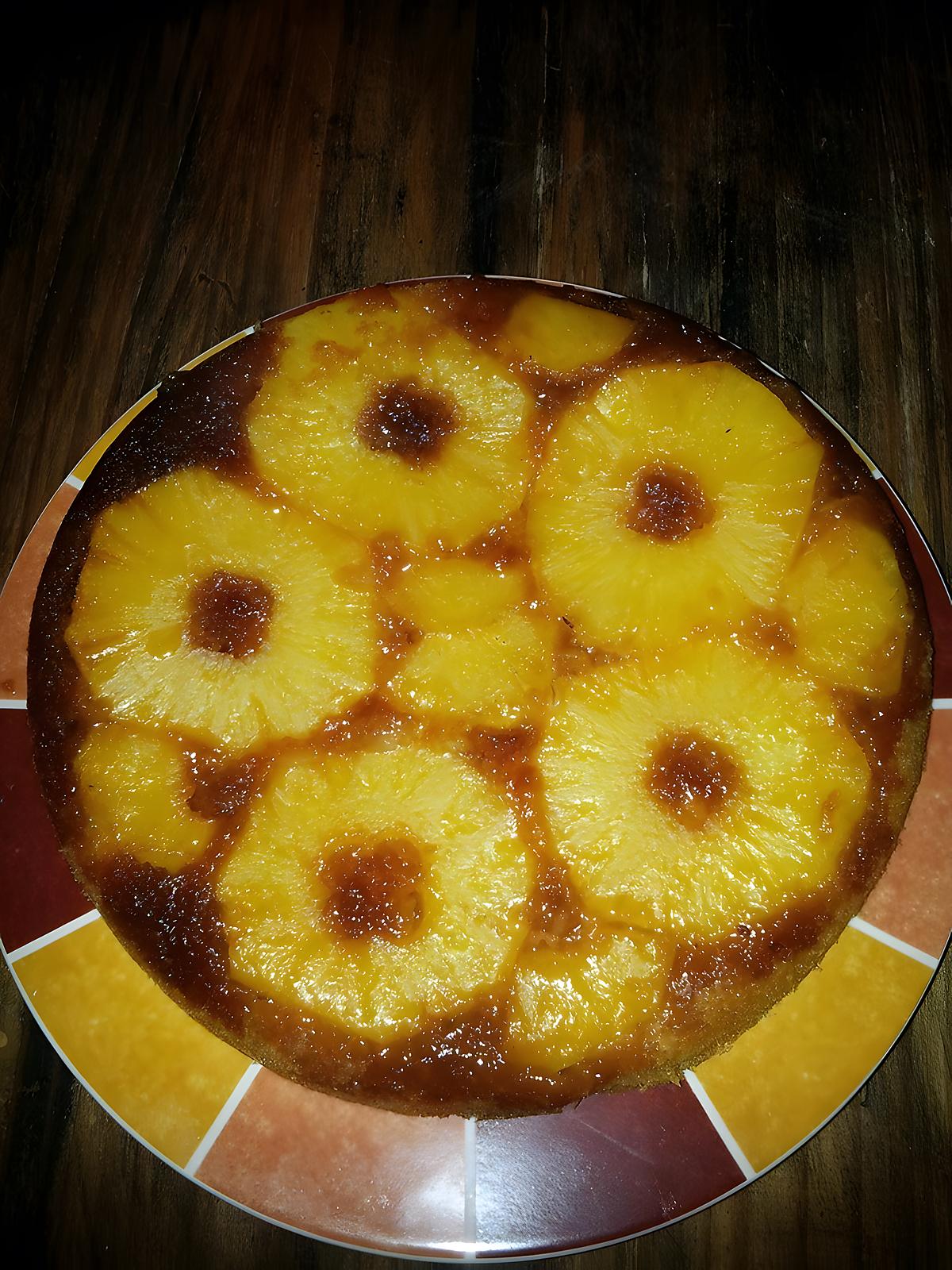 recette Gâteau à l'ananas