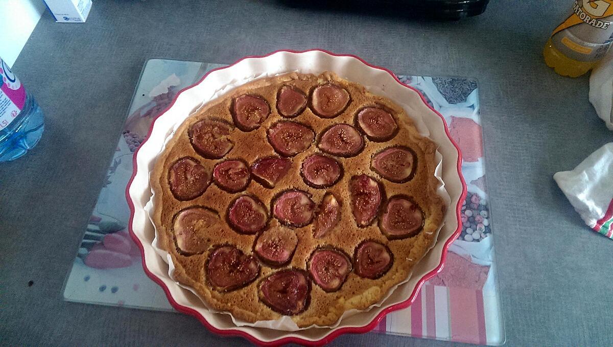 recette Tarte aux figues à la crème d'amandes