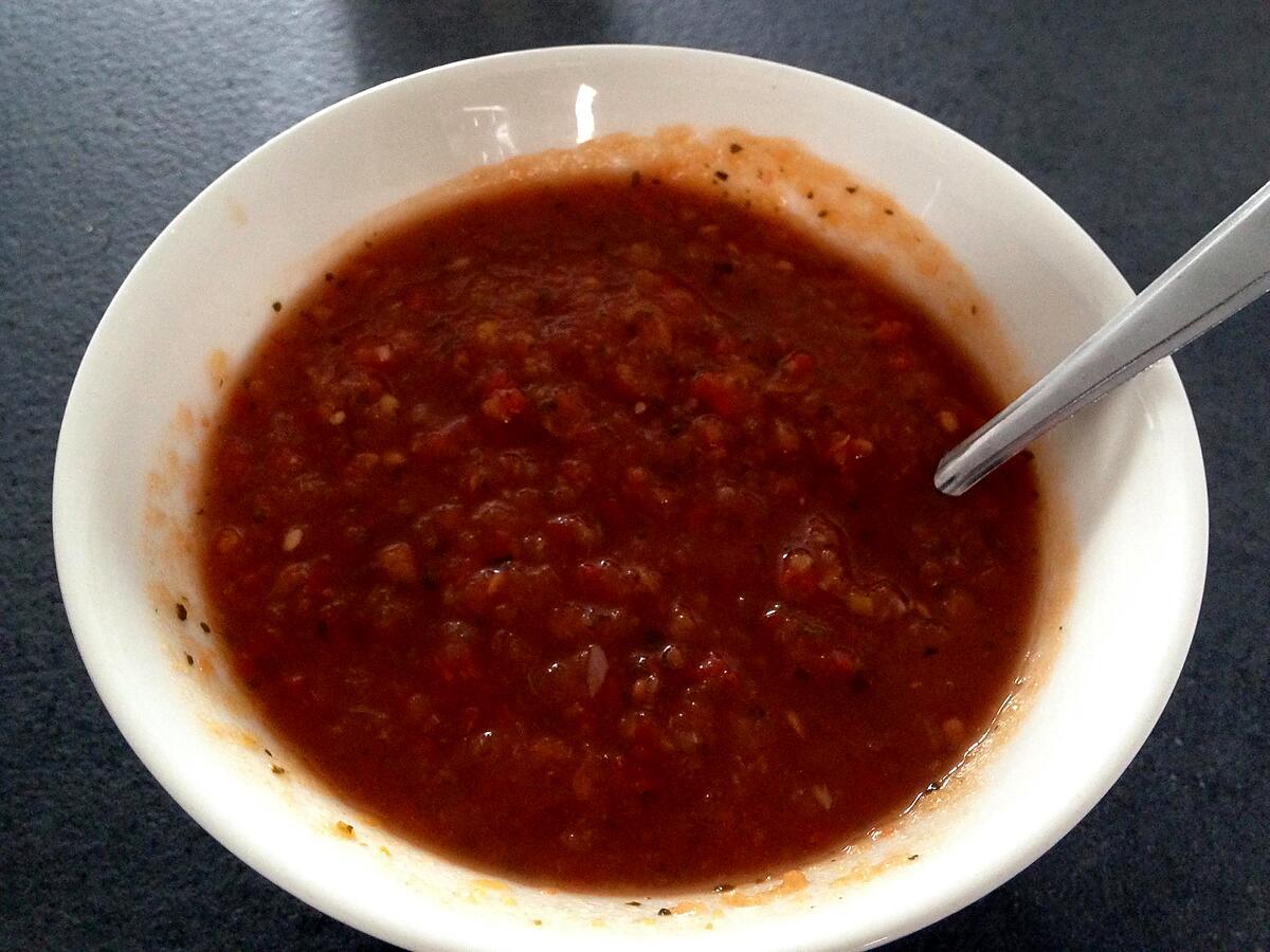 recette Sauce salsa piquante