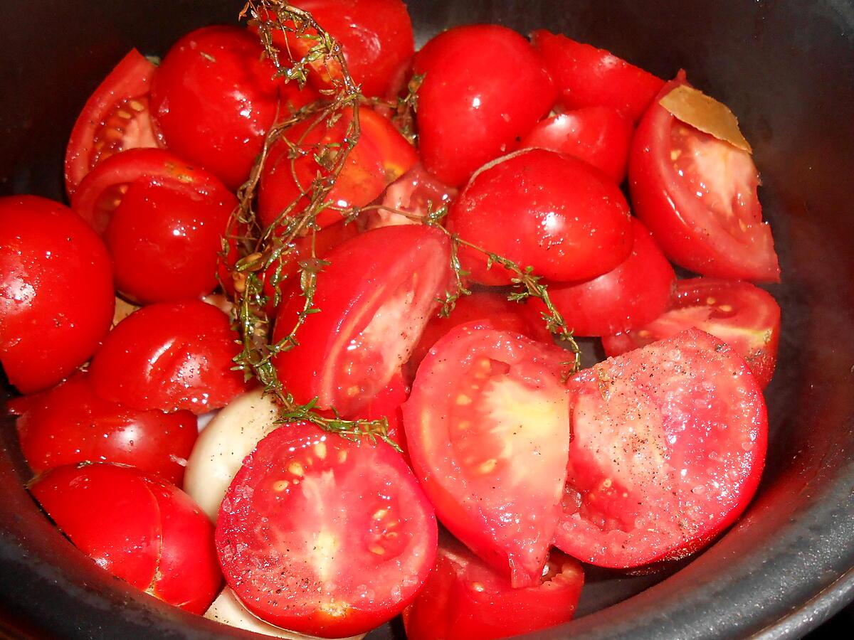 recette SAUCE TOMATES FRAICHES MAISON