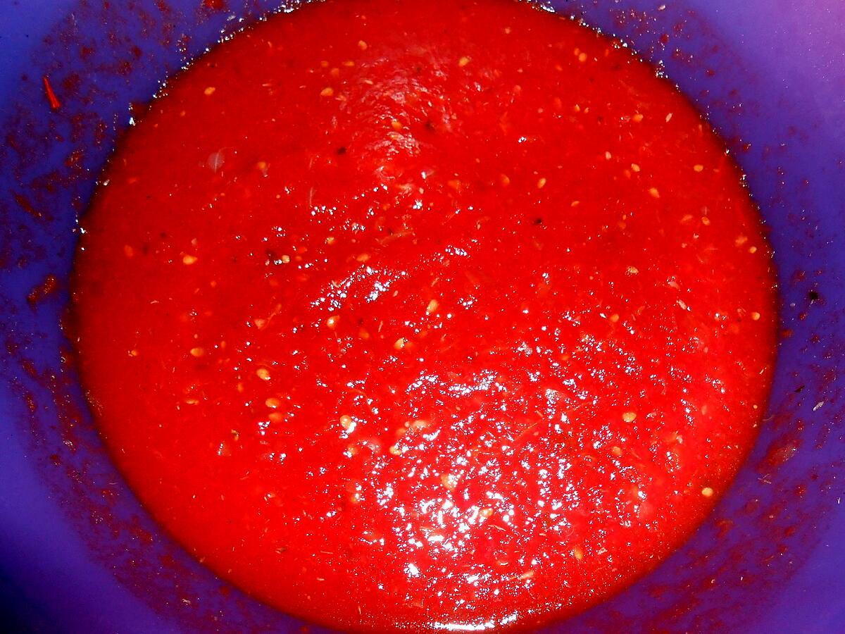 recette SAUCE TOMATES FRAICHES MAISON