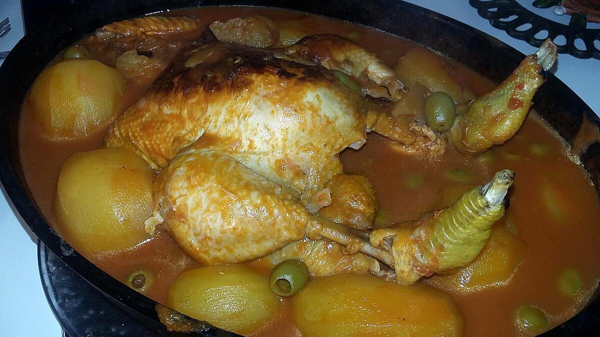 recette Poulet en sauce