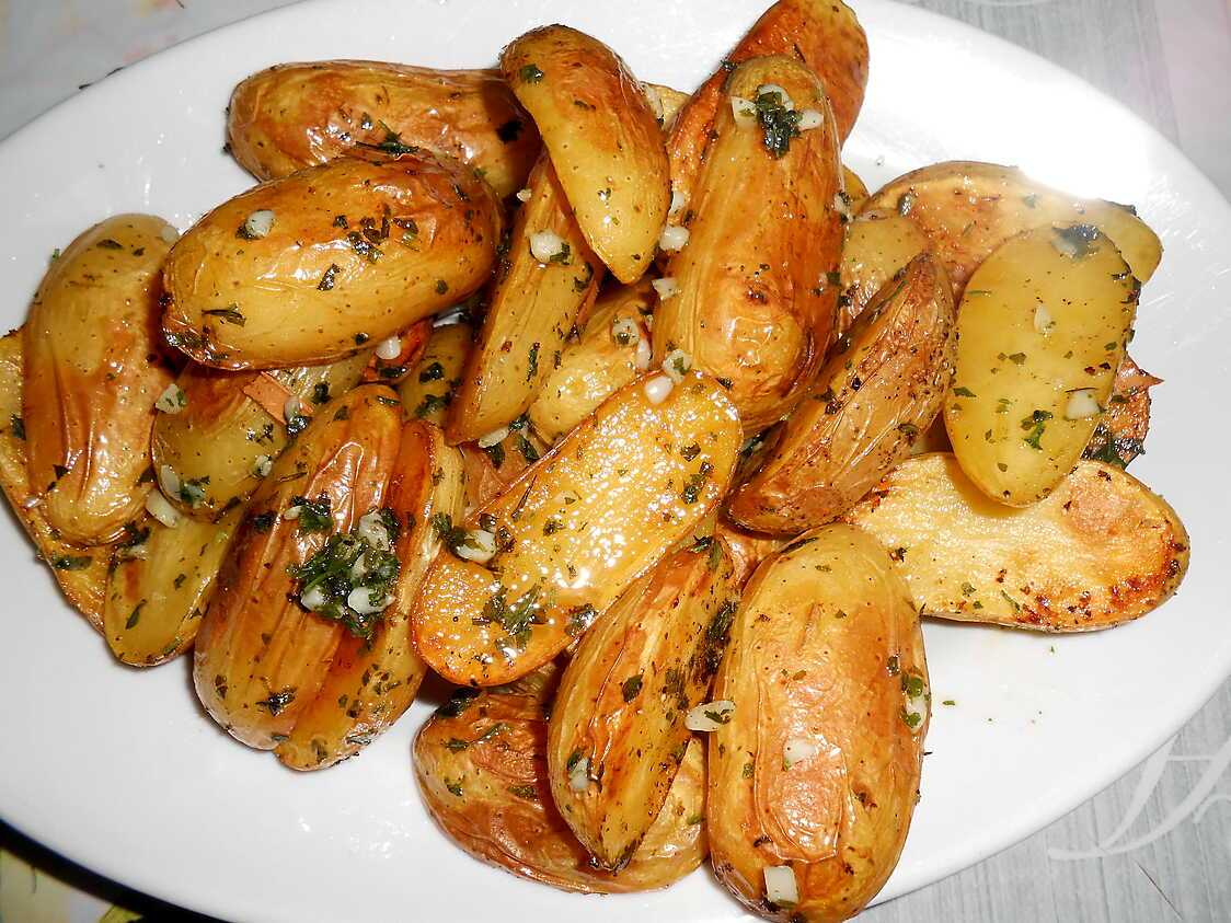 Recette de POMMES DE TERRE GRENAILLE AIL ET PERSIL