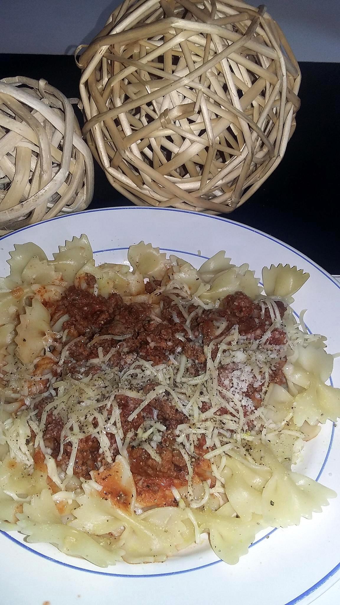 recette Sauce bolognaise épicée de Papa