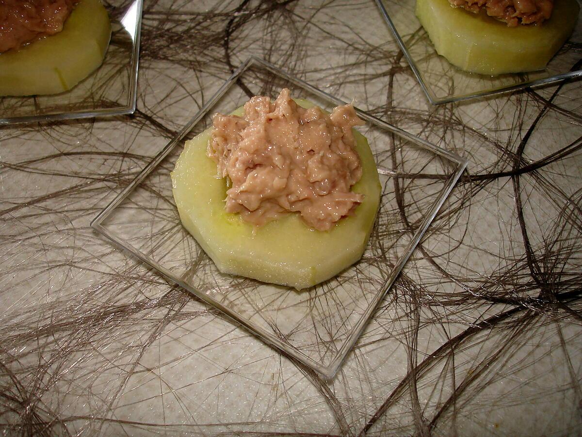 recette Petites bouchées de concombre au thon-mayonnaise