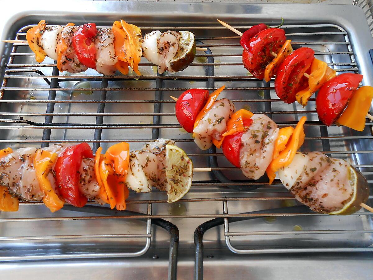 recette BROCHETTES DE POULET ORIGAN ET ROMARIN SAUVAGES