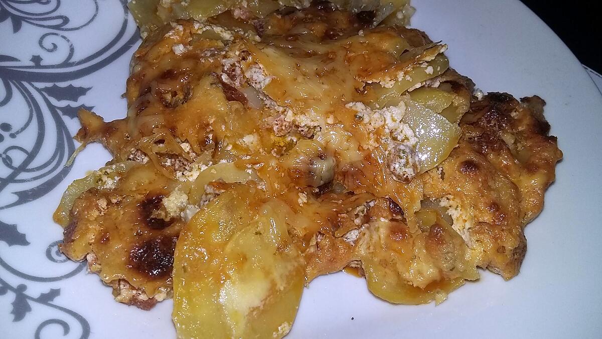 recette Gratin de pomme de terre-chorizo