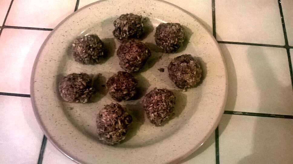 recette Rocher à la noix de coco et cacao