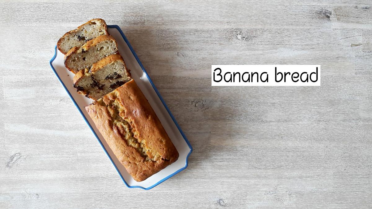 recette Banana bread (cake à la banane)