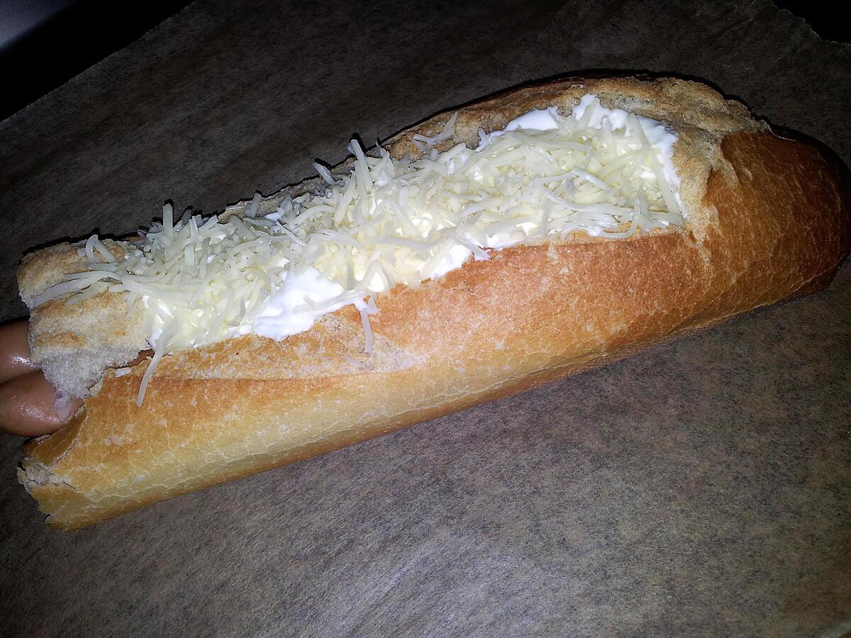 recette Hot dog à notre façon