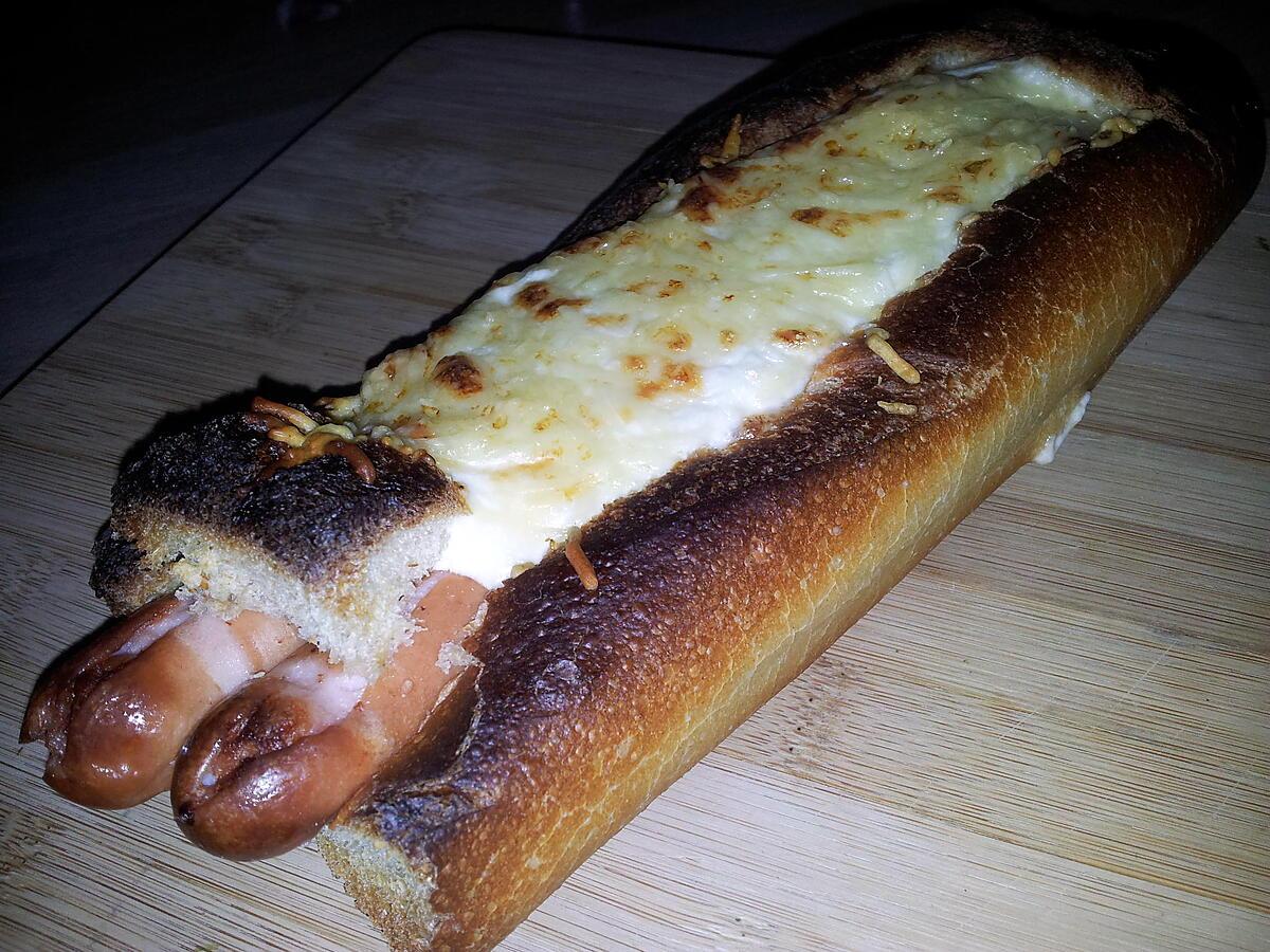 recette Hot dog à notre façon