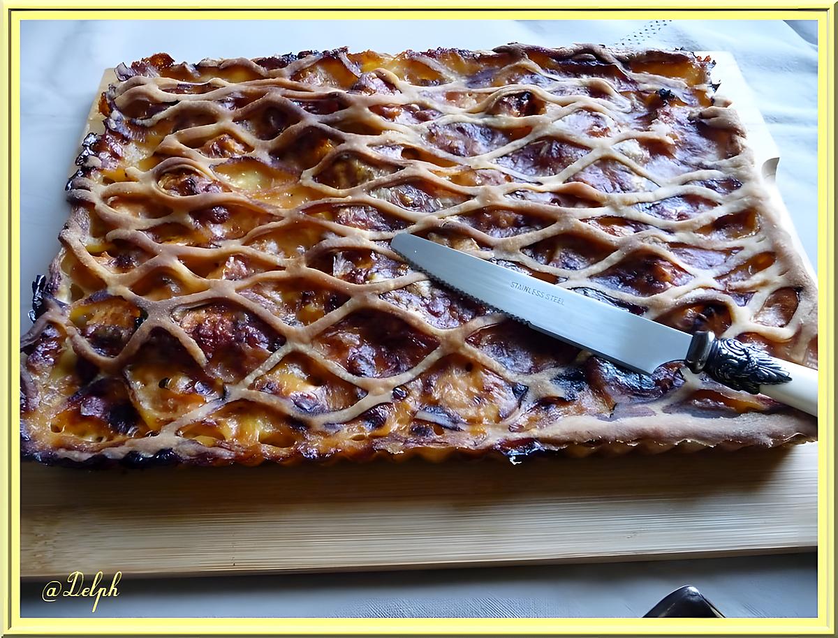 recette Tarte au poulet et à la tomate