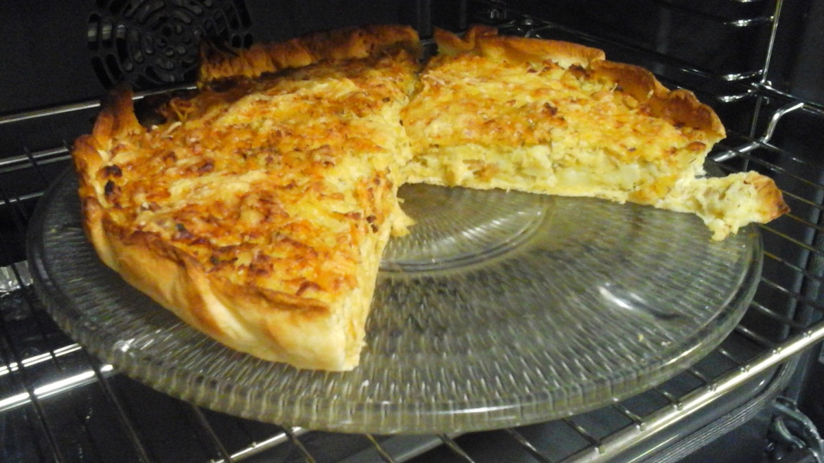 recette TARTE AU POISSON BLANC