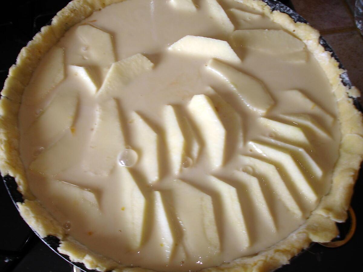 recette Tarte aux pommes à l'alsacienne