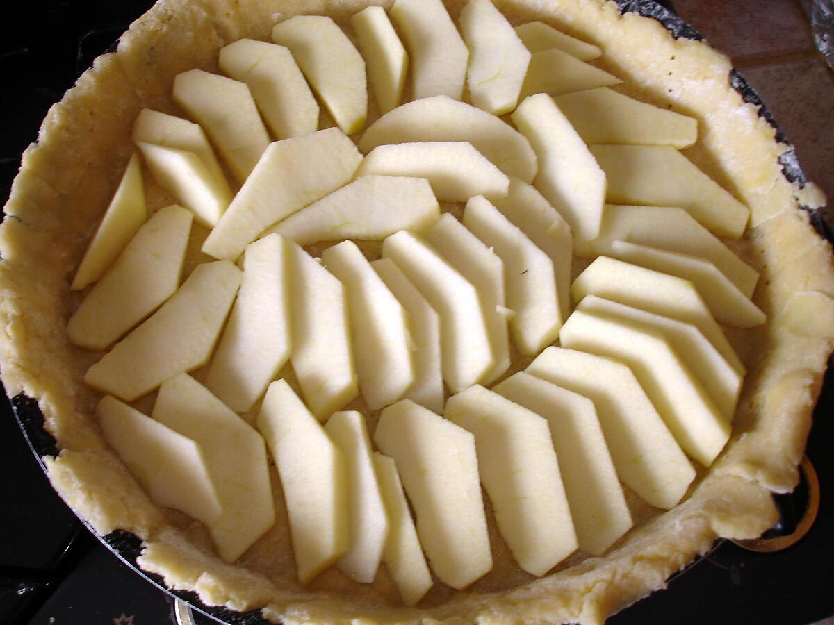 recette Tarte aux pommes à l'alsacienne